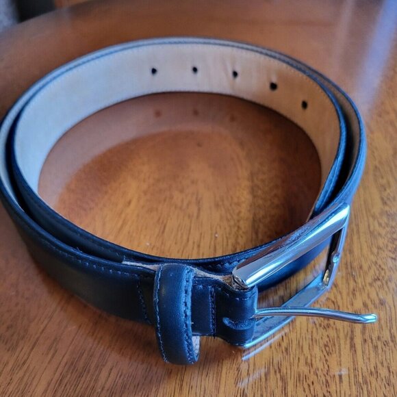Gieves & Hawkes Savile Row Black Leather Belt 32 (Thom Sweeney Richard James) - Picture 1 of 5